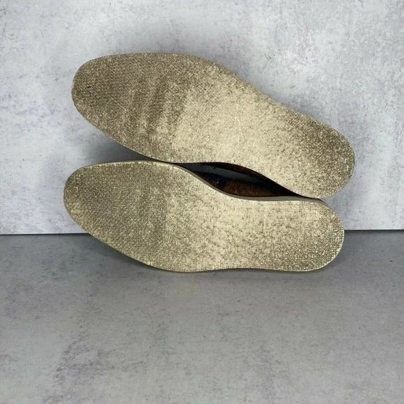 Free People Snake Eyes Loafe Gold Platform Shoe Women's Size 36 fits Sz … - Picture 13 of 14